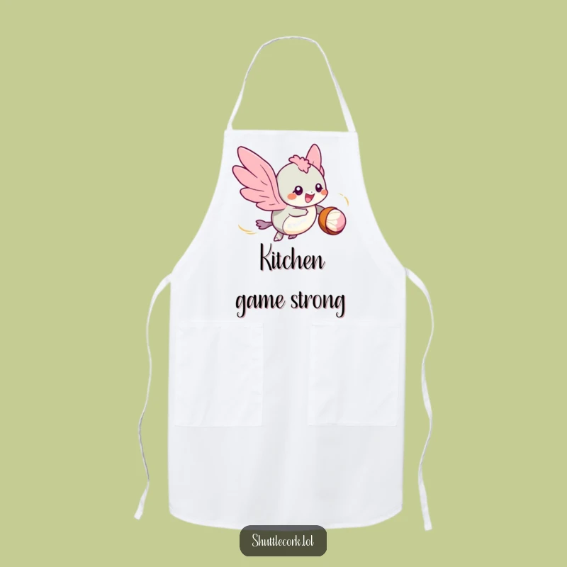 Funny Speedy Wings Shuttlecock Apron: Play in the Kitchen, Funniest Funny Gift