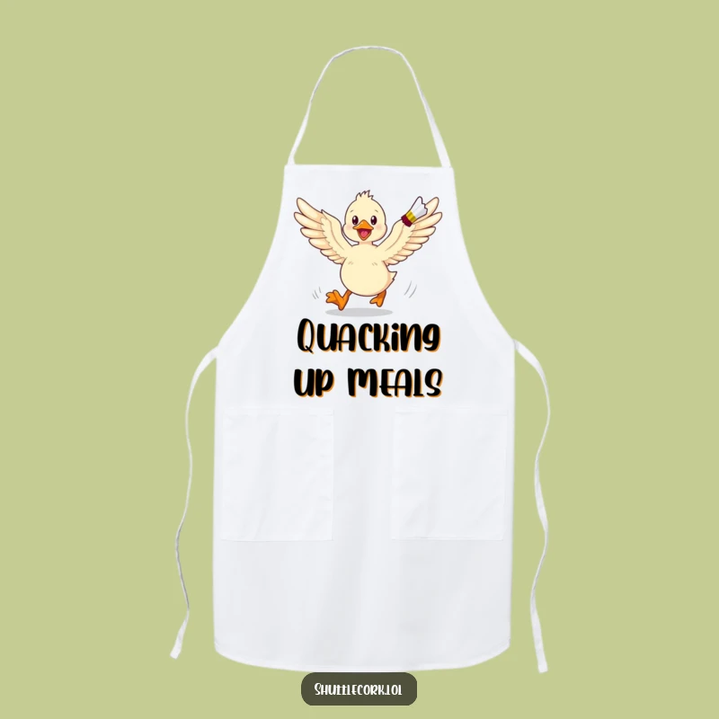 Funny Duckling Kitchen Chase Apron - Chef's Cheerful Sports Gift